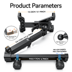 360° draaibare tablet­houder voor autohoofdsteun