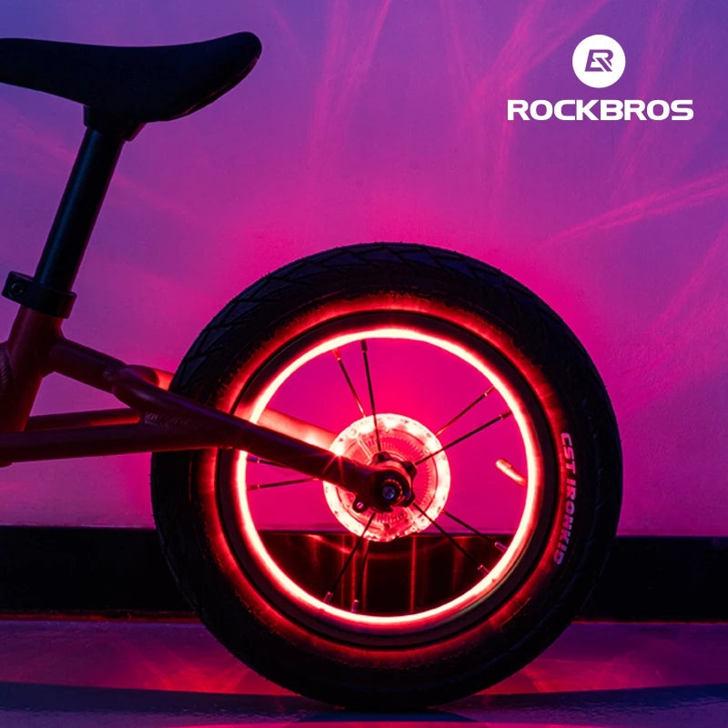 usb-oplaadbare led fietswielverlichting met bewegingssensor