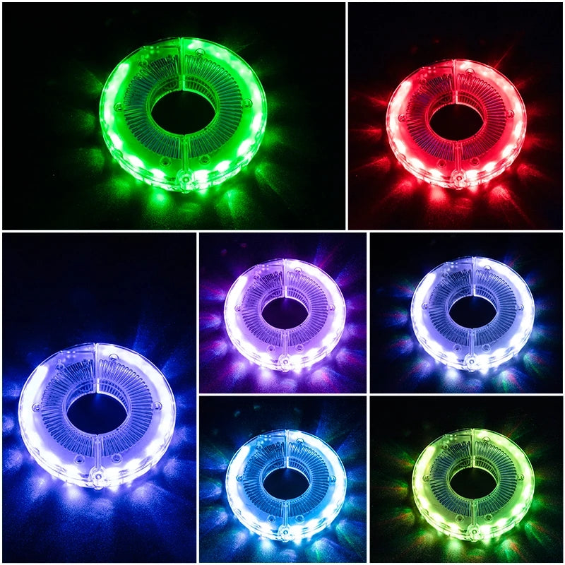 usb-oplaadbare led fietswielverlichting met bewegingssensor