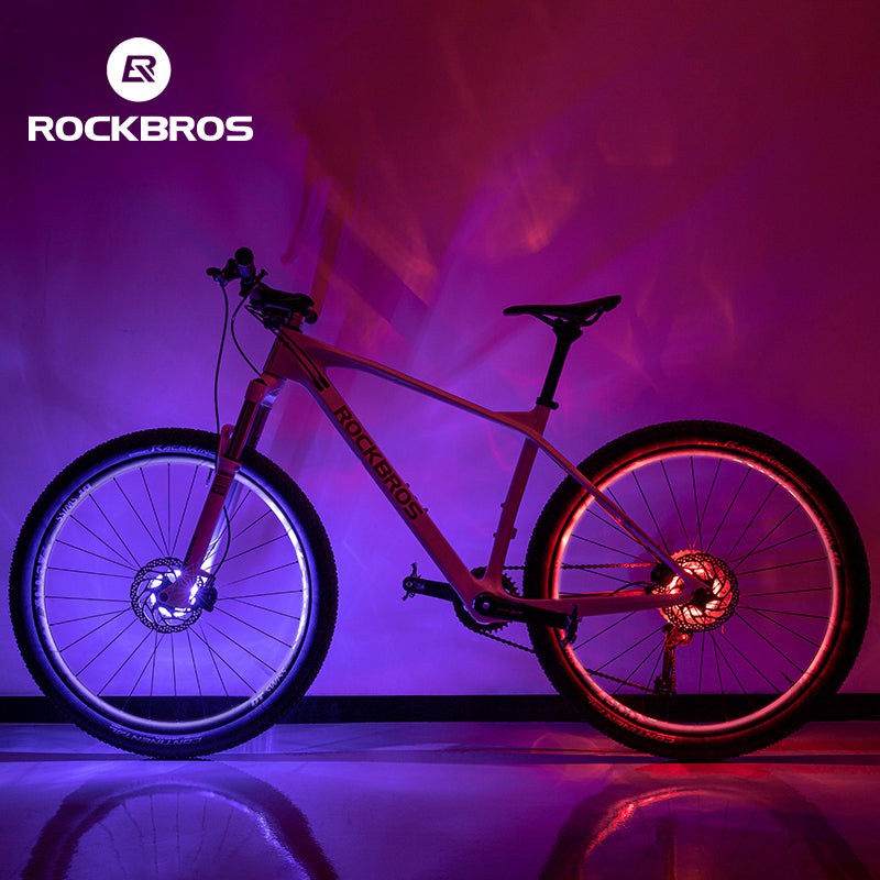 usb-oplaadbare led fietswielverlichting met bewegingssensor