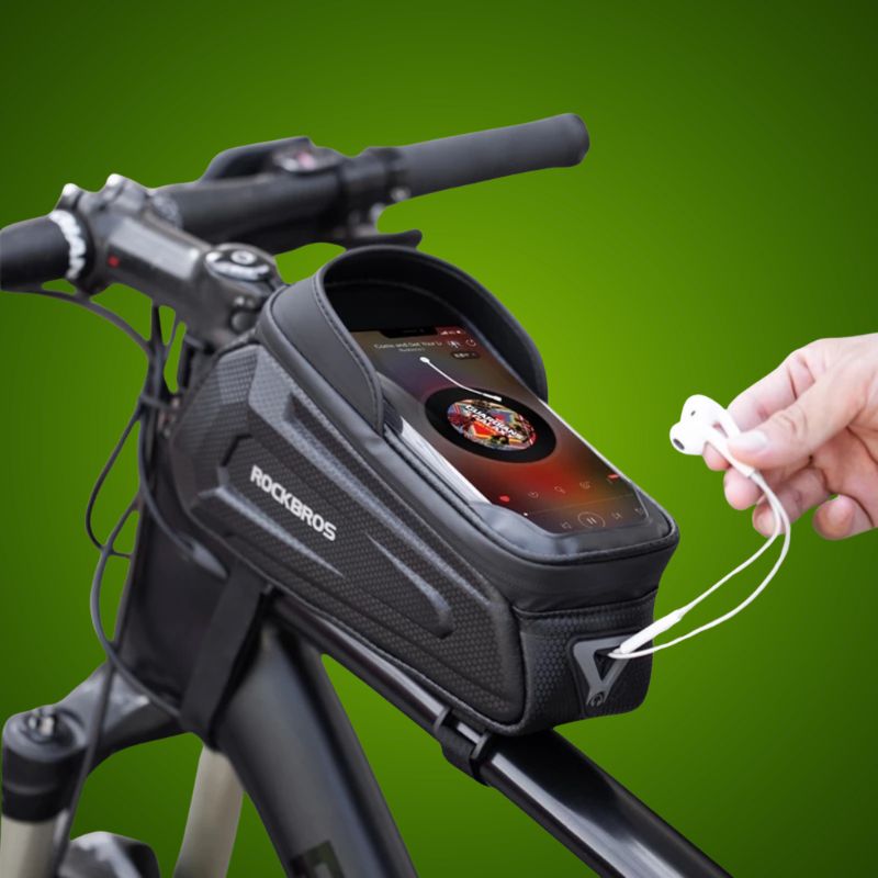 fietstas met telefoonhouder
