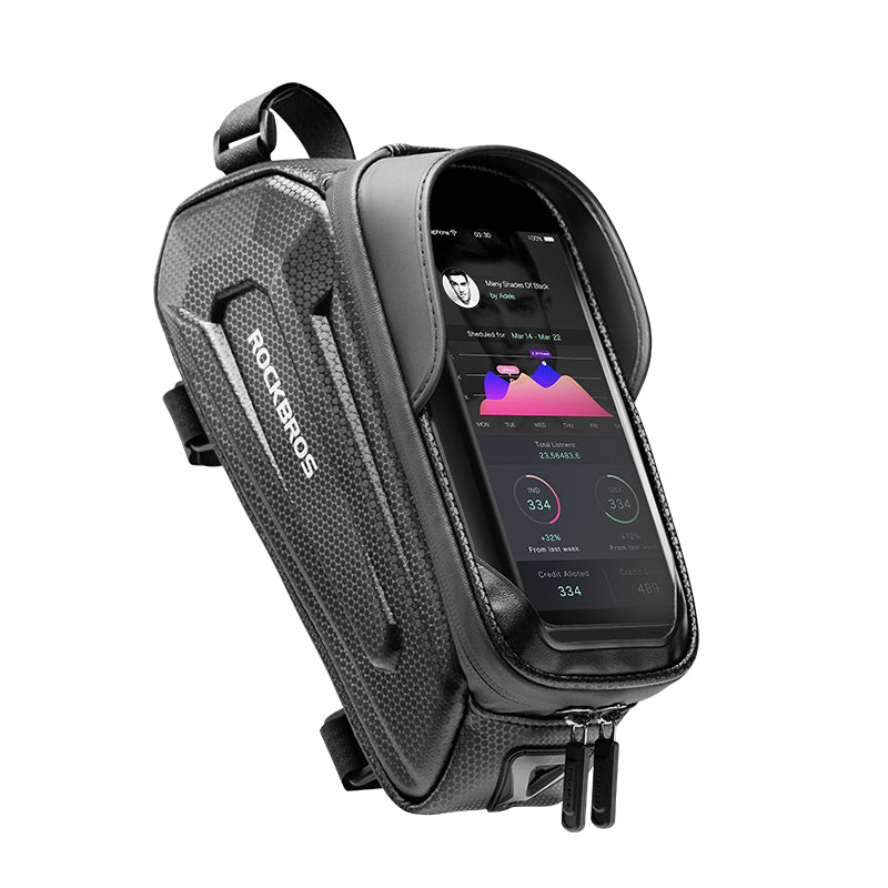 fietstas met telefoonhouder