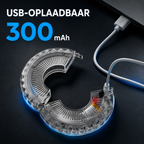 USB-oplaadbare fietswielverlichting met batterij van 300 mAh